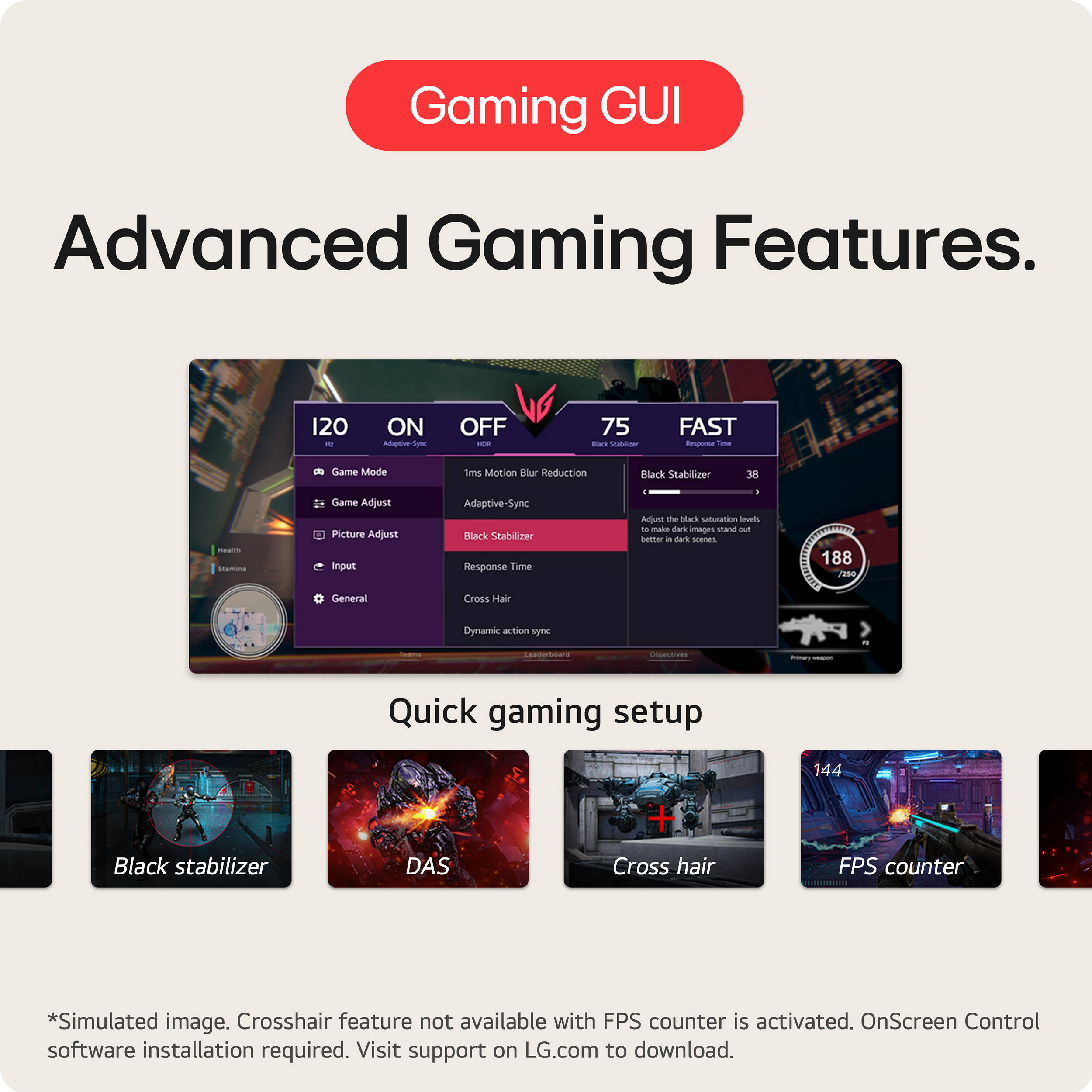 LG UltraGear 44.5" DQHD HDR 200 Hz Curved Ultrawide Gaming Monitor