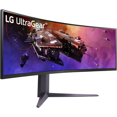 LG UltraGear 44.5" DQHD HDR 200 Hz Curved Ultrawide Gaming Monitor - 45GR75DC-B