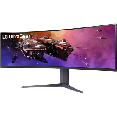 LG UltraGear 44.5" DQHD HDR 200 Hz Curved Ultrawide Gaming Monitor - 45GR75DC-B