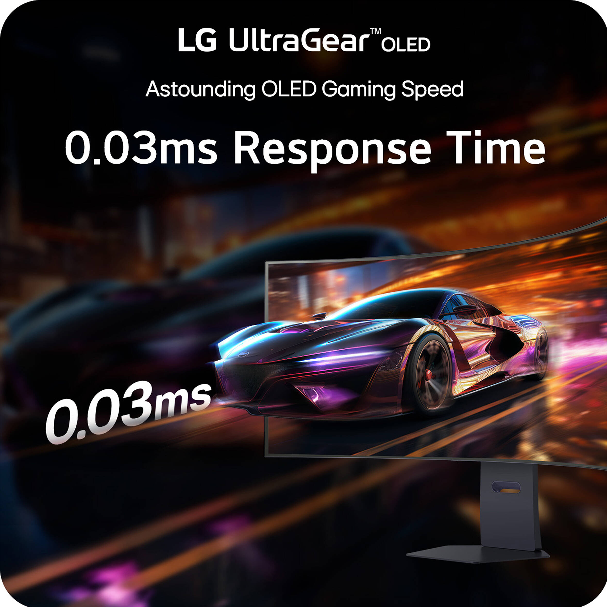 LG UltraGear™ OLED 44.5" 5K2K HDR Dual Mode 165 Hz Curved Gaming Monitor