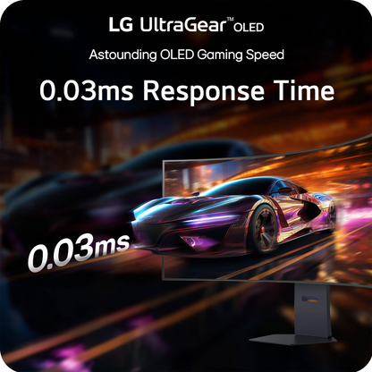 LG UltraGear™ OLED 44.5" 5K2K HDR Dual Mode 165 Hz Curved Gaming Monitor