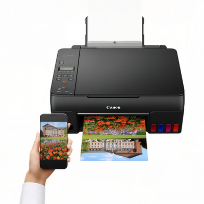 Canon PIXMA Megatank G620 Wireless All-In-One Supertank Inkjet Printer - Black