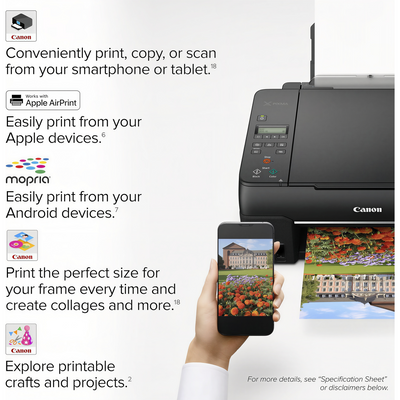 Canon PIXMA Megatank G620 Wireless All-In-One Supertank Inkjet Printer - Black
