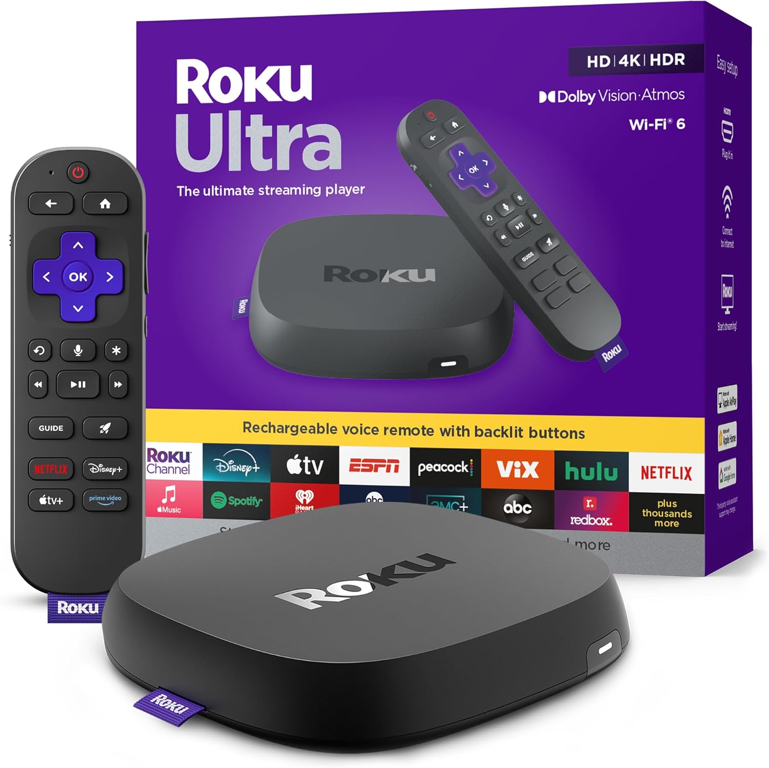 Roku Ultra 4K Streaming Player (2024)