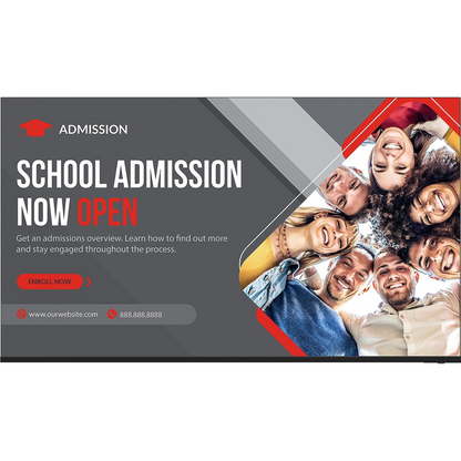 SHARP AQUOS 4P-B65EJ2U 65" Class 4K UHD Commercial TV