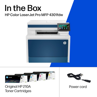 HP LaserJet Pro MFP 4301fdw Wireless Duplex Multifunction Color Laser Printer