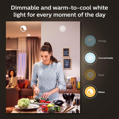 Philips Hue E26 Starter Kit with Dimmer Switch (White & Color Ambiance)