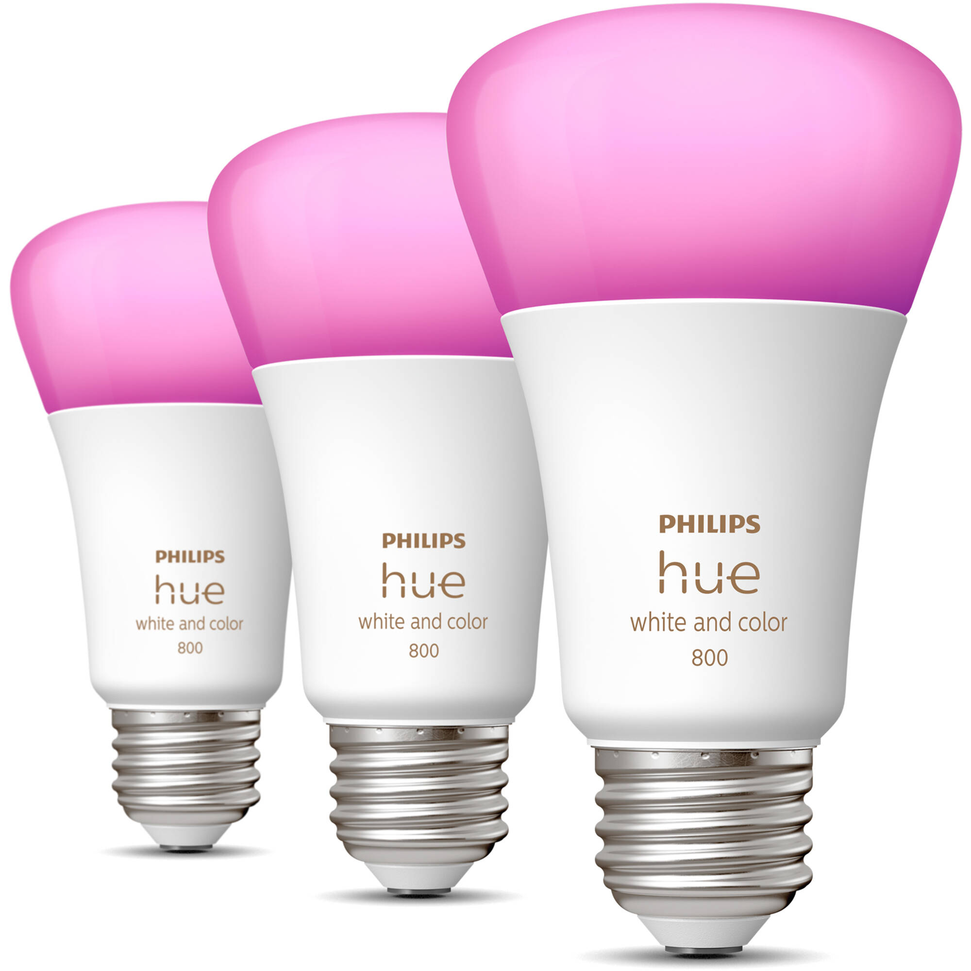 Philips Hue A19 LED Smart Light Bulb - 3 Pack