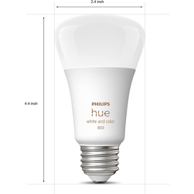Philips Hue A19 LED Smart Light Bulb - 3 Pack