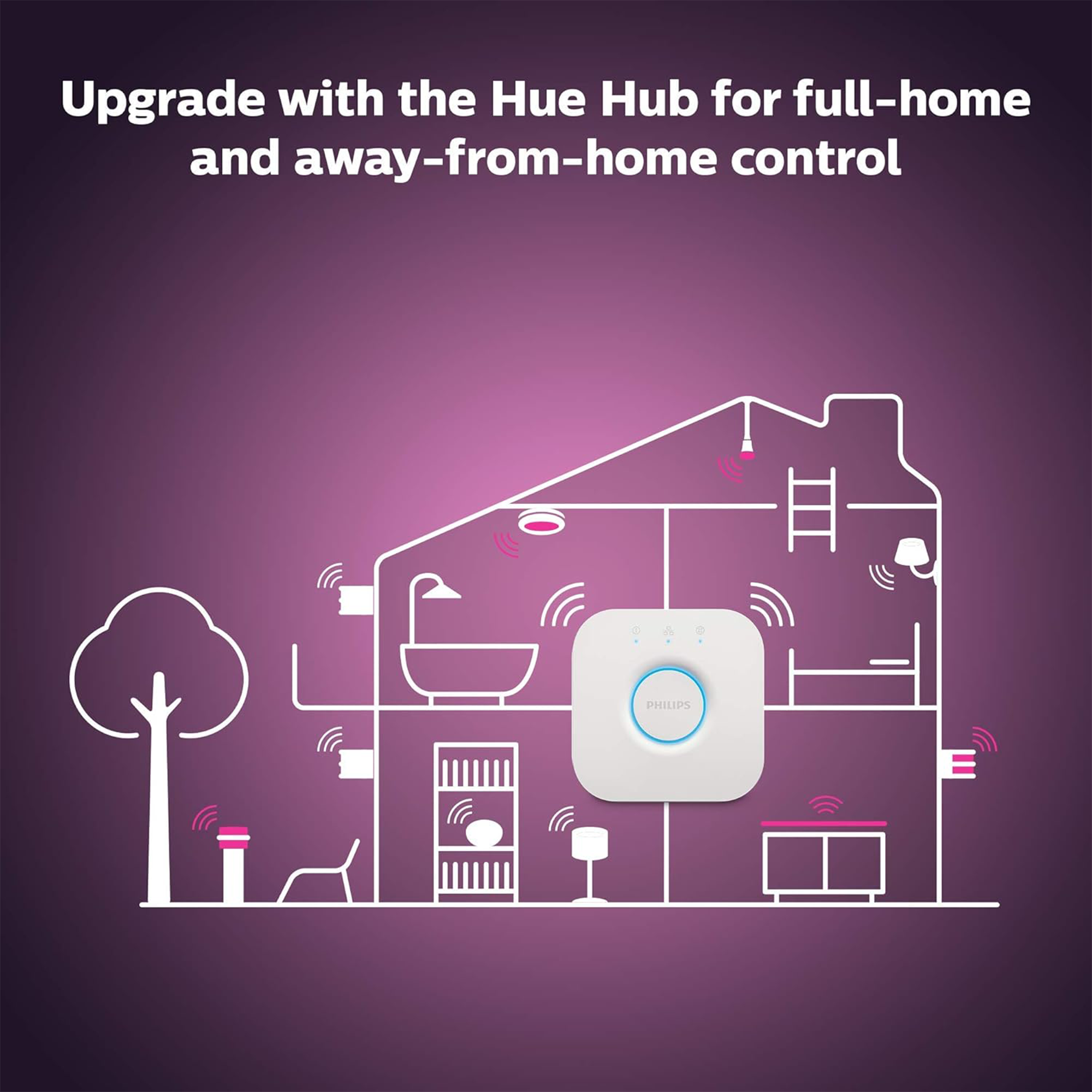 Philips Hue A19 LED Smart Light Bulb - 3 Pack