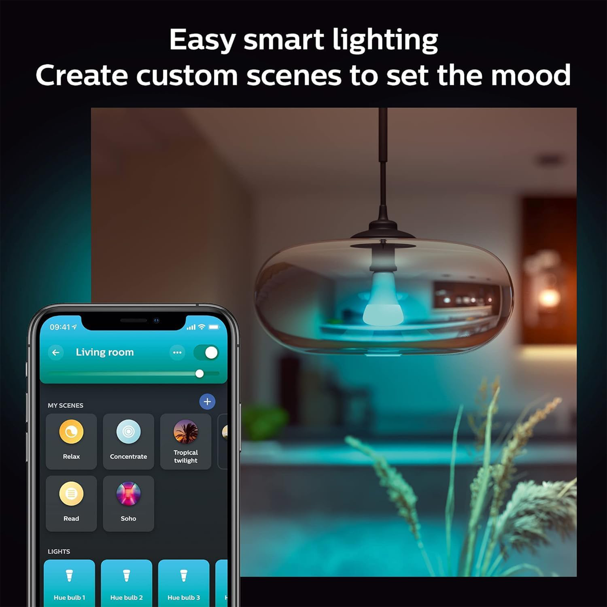 Philips Hue A21 Bulb with Bluetooth (White & Color Ambiance)