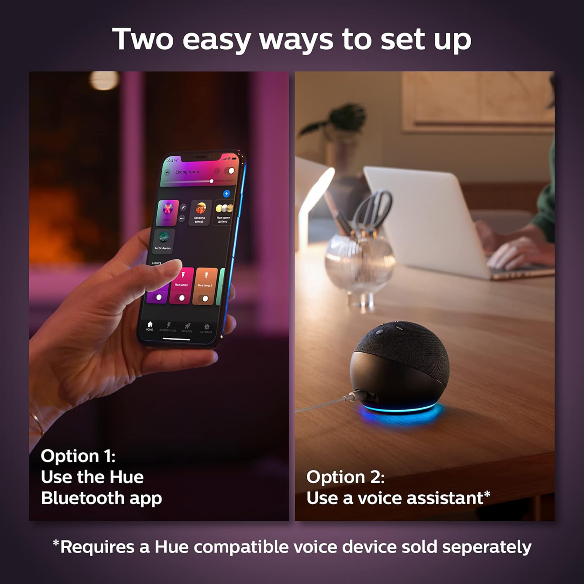 Philips Hue A21 Bulb with Bluetooth (White & Color Ambiance)