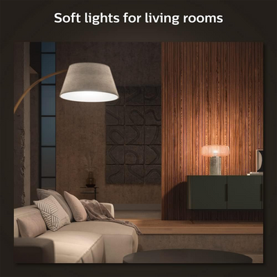 Philips Hue 75 W A19 Smart LED Bulb – Soft White (1‑Pack)