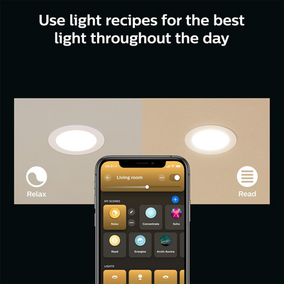 Philips Hue Smart Slim 6″ LED Downlight – White and Color Ambiance