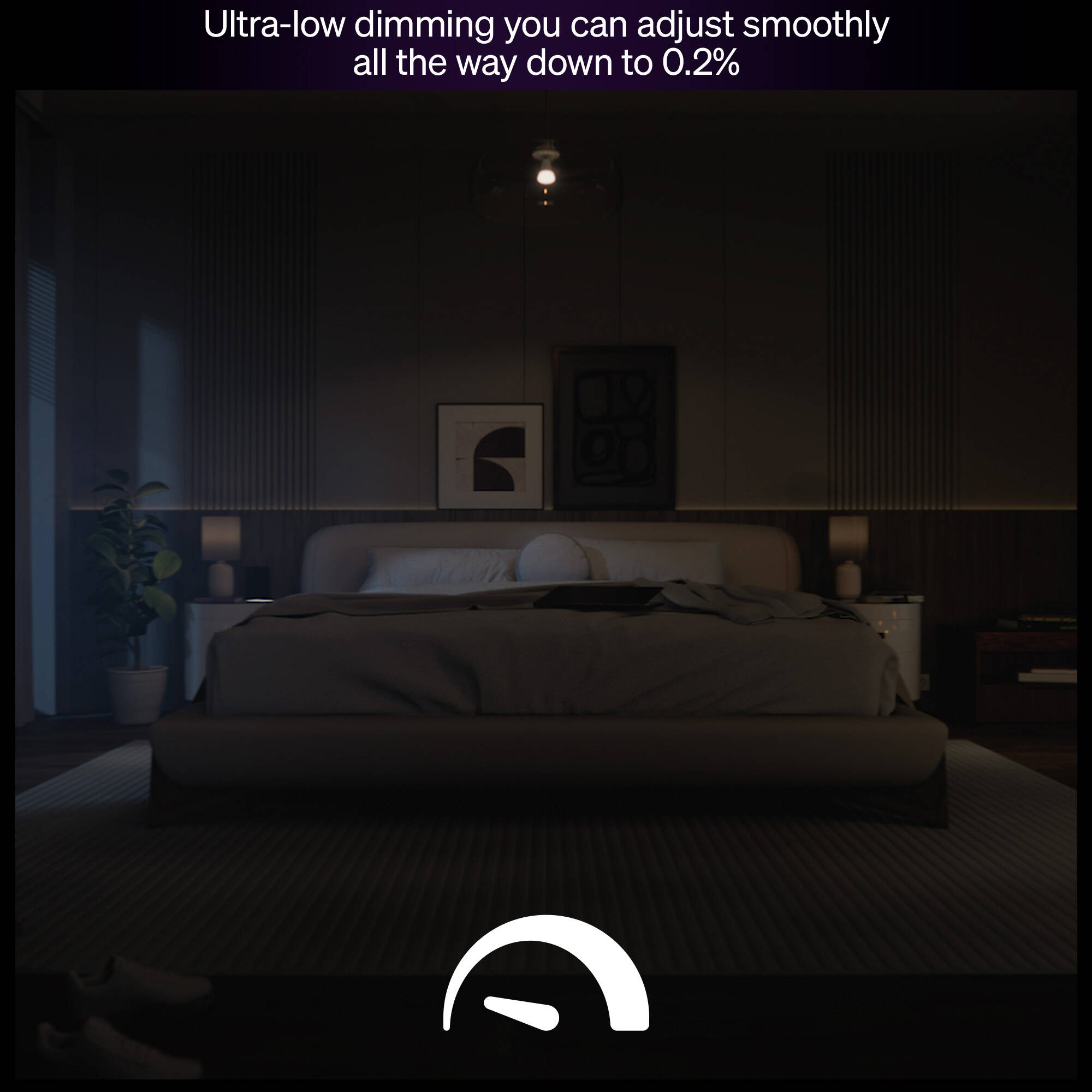 Philips Hue Smart LED A19 Bulb with Matter and Bluetooth In White Ambiance (2-Pack) - 591131