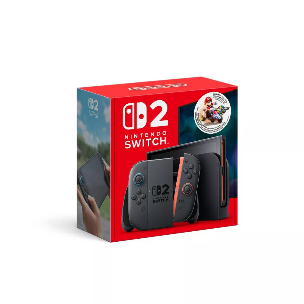Nintendo Switch 2 Console + Mario Kart World Bundle (Digital Download Code)