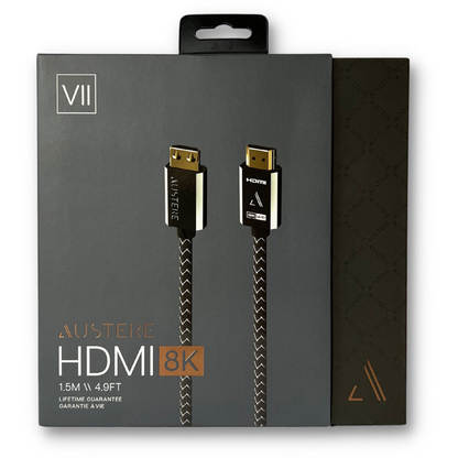 Austere VII Series 8K HDMI Cable - UHD Premium High Speed HDMI 2.1 cable with Ethernet (1.5 meters/4.9 feet)