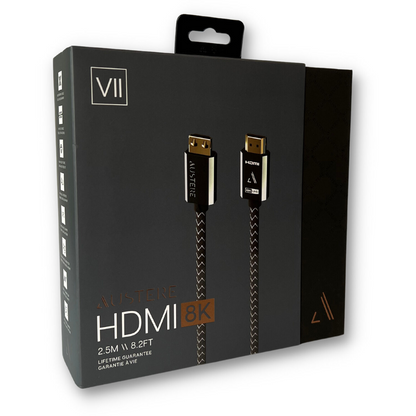 Austere VII Series 8K HDMI Cable - UHD Premium High Speed HDMI 2.1 cable with Ethernet (2.5 meters/8.2 feet)