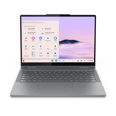 Lenovo 14IRU10 83LL000GUS 14" Touchscreen Convertible 2 in 1 Chromebook Plus - WUXGA - 60 Hz - Intel Core 7 250U - 16 GB - 512 GB SSD - English Keyboard - Luna Gray