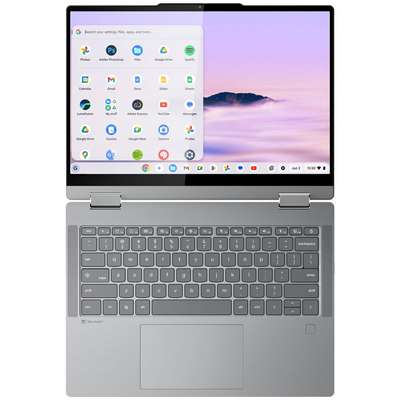 Lenovo 14IRU10 83LL000GUS 14" Touchscreen Convertible 2 in 1 Chromebook Plus - WUXGA - 60 Hz - Intel Core 7 250U - 16 GB - 512 GB SSD - English Keyboard - Luna Gray