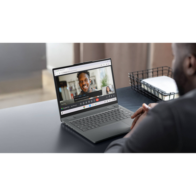 Lenovo 14IRU10 83LL000LUS 14" Touchscreen Convertible 2 in 1 Chromebook Plus - WUXGA - 60 Hz - Intel Core 5 120U - 8 GB - 256 GB SSD - English Keyboard - Luna Gray