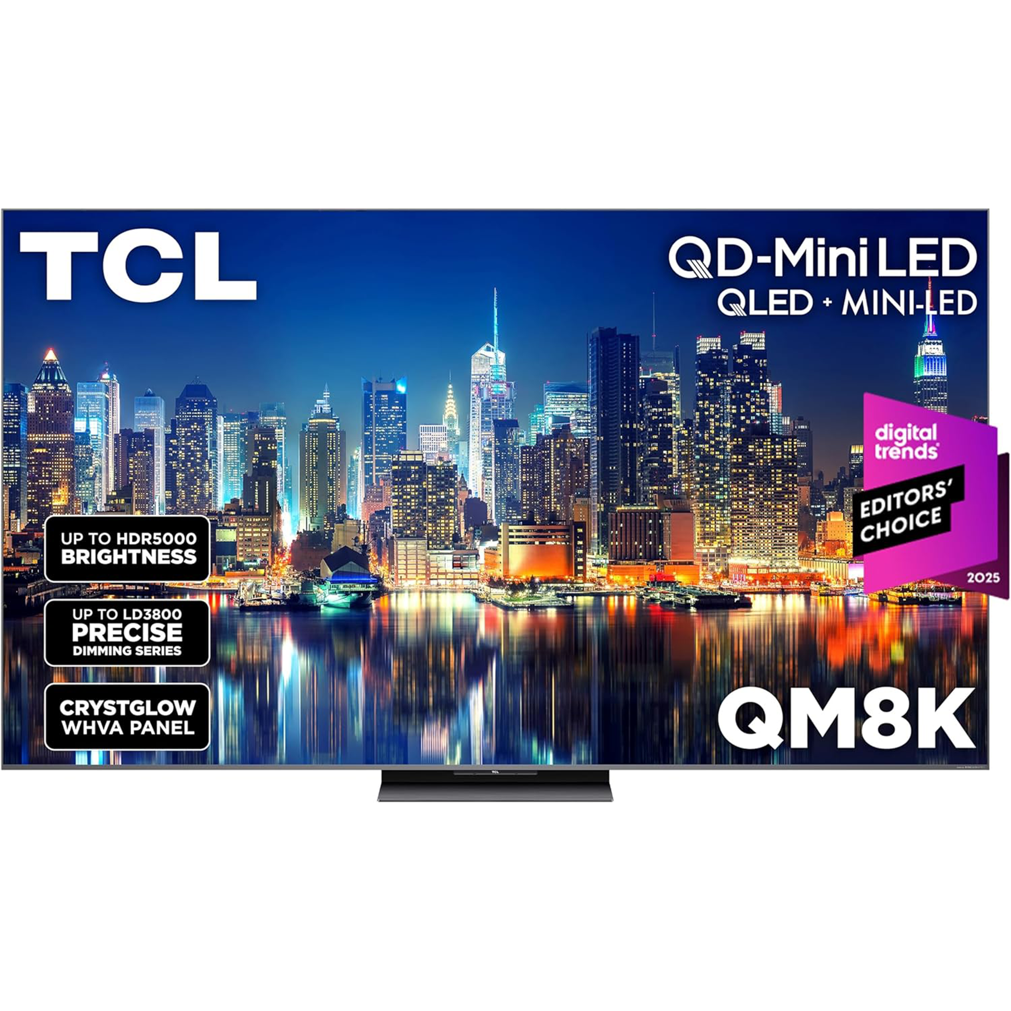 TCL QM8K Series 85" QD-Mini LED QLED 4K UHD Smart TV with Google TV – 85QM8K