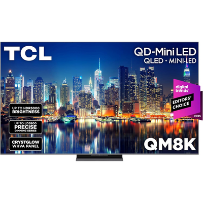 TCL QM8K Series 85" QD-Mini LED QLED 4K UHD Smart TV with Google TV – 85QM8K