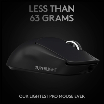 Logitech G PRO X SUPERLIGHT Wireless Gaming Mouse (Black)