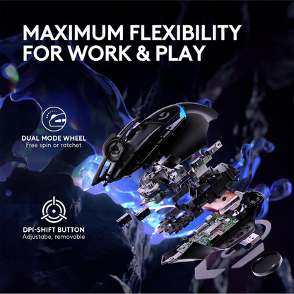 Logitech G G502 X Plus LIGHTSPEED Wireless RGB Gaming Mouse (Black)