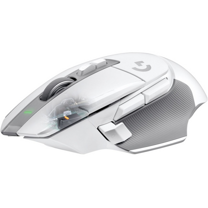 Logitech G G502 X LIGHTSPEED Wireless Gaming Mouse (White)