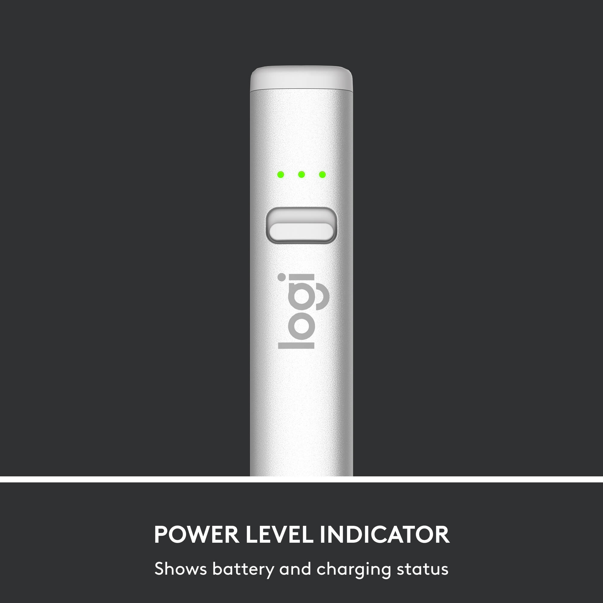 Logitech Crayon Digital Pencil for iPads with USB-C Port (Silver)