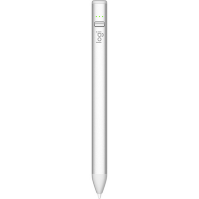 Logitech Crayon Digital Pencil for iPads with USB-C Port (Silver)