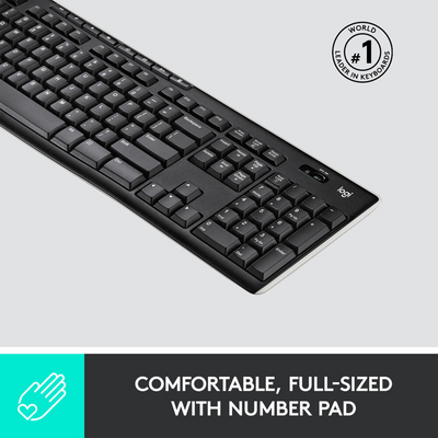 Logitech K270 Wireless USB Keyboard