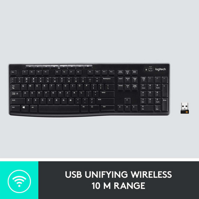 Logitech K270 Wireless USB Keyboard