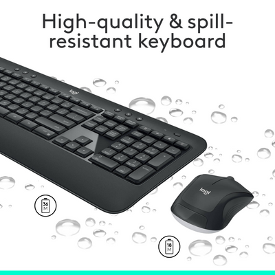 Logitech MK540 Advanced Wireless Mouse and Keyboard Bundle