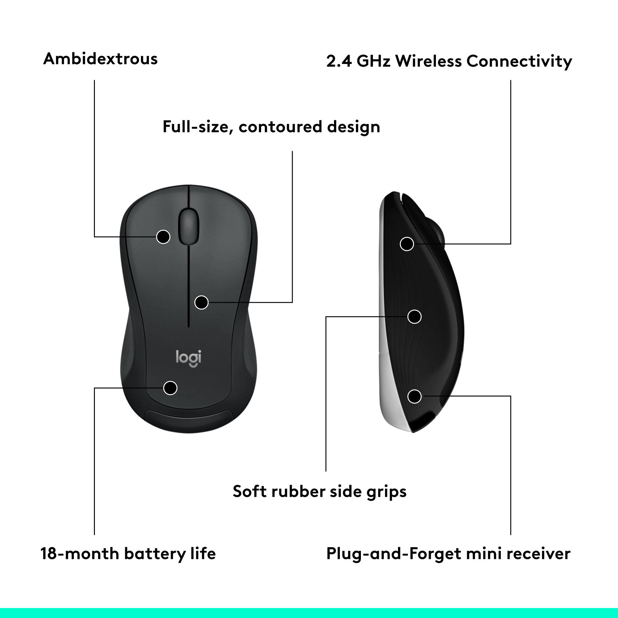 Logitech MK540 Advanced Wireless Mouse and Keyboard Bundle