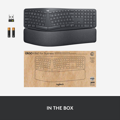 Logitech Ergo K860 Wireless Split Keyboard (Graphite)