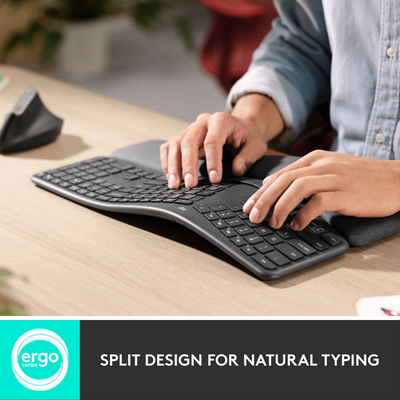 Logitech Ergo K860 Wireless Split Keyboard (Graphite)