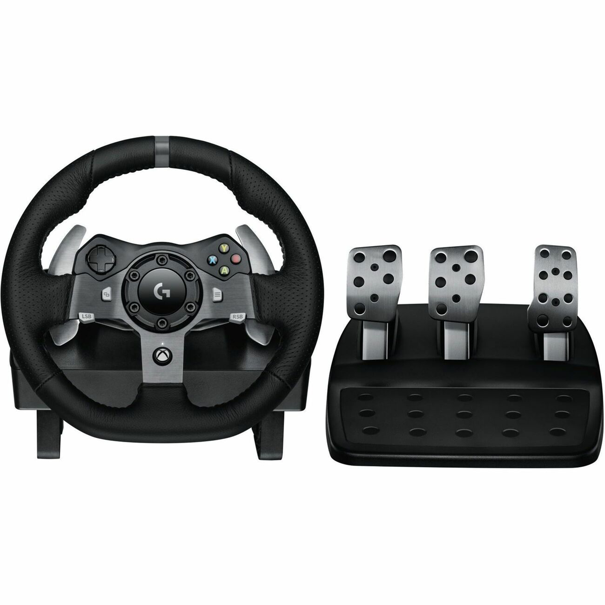 Logitech G920 Driving Force Racing Wheel and Floor Pedals - Xbox Series X|S, Xbox One, PC, Mac - Black