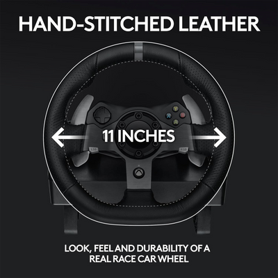 Logitech G920 Driving Force Racing Wheel and Floor Pedals - Xbox Series X|S, Xbox One, PC, Mac - Black