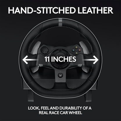 Logitech G920 Driving Force Racing Wheel and Floor Pedals - Xbox Series X|S, Xbox One, PC, Mac - Black