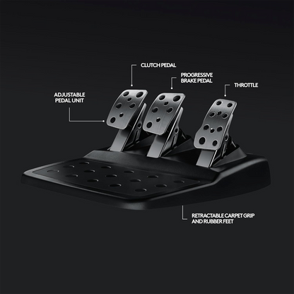 Logitech G920 Driving Force Racing Wheel and Floor Pedals - Xbox Series X|S, Xbox One, PC, Mac - Black