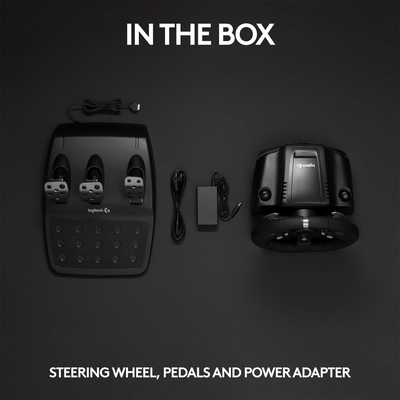 Logitech G920 Driving Force Racing Wheel and Floor Pedals - Xbox Series X|S, Xbox One, PC, Mac - Black
