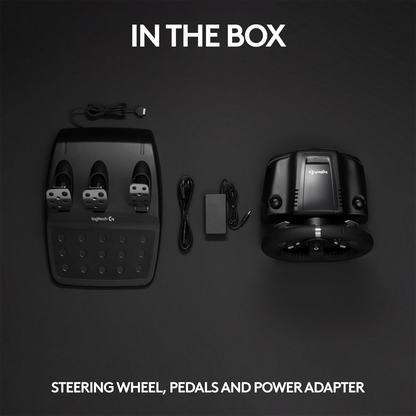Logitech G920 Driving Force Racing Wheel and Floor Pedals - Xbox Series X|S, Xbox One, PC, Mac - Black