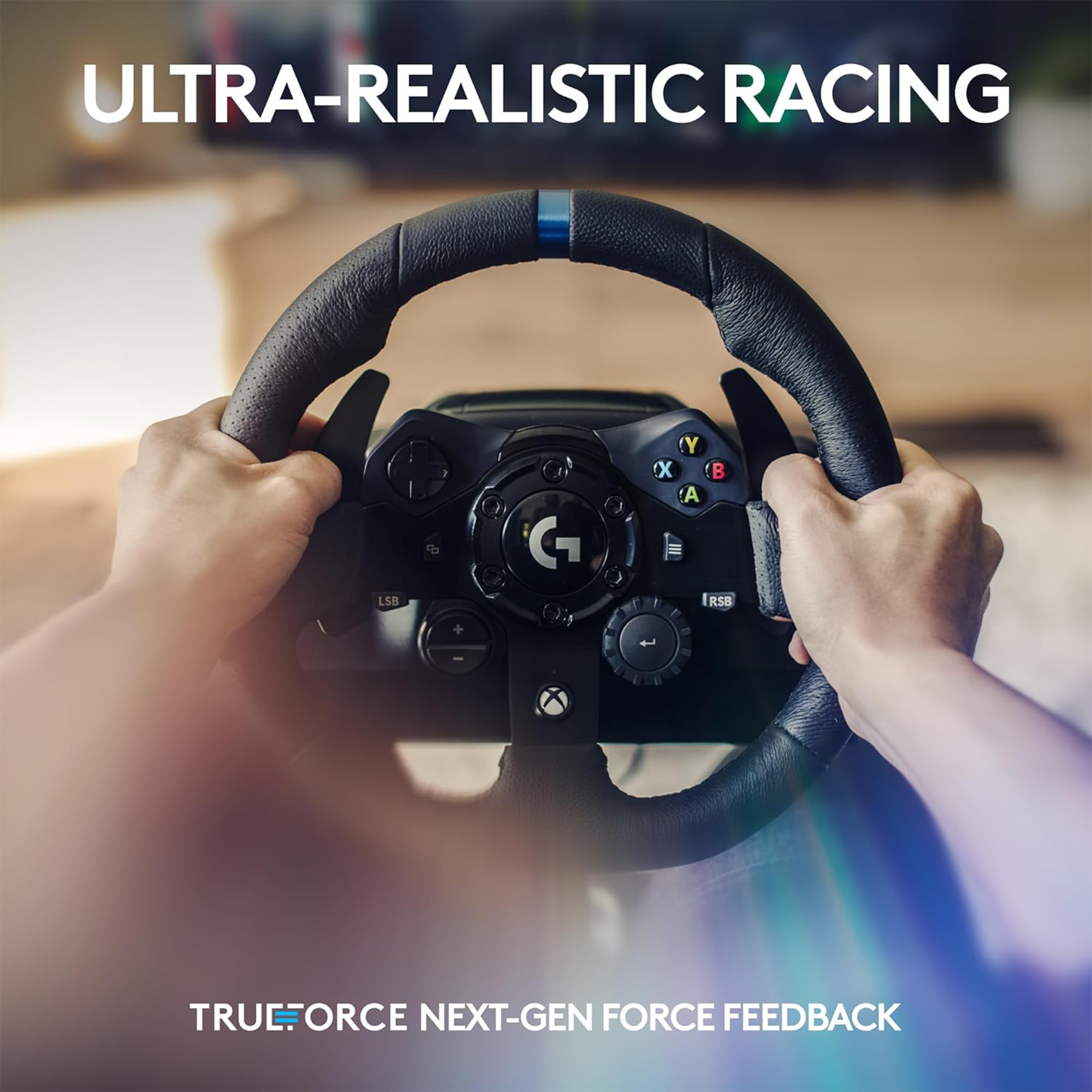 Logitech G923 Racing Wheel and Pedals – Xbox Series X|S, Xbox One, and PC