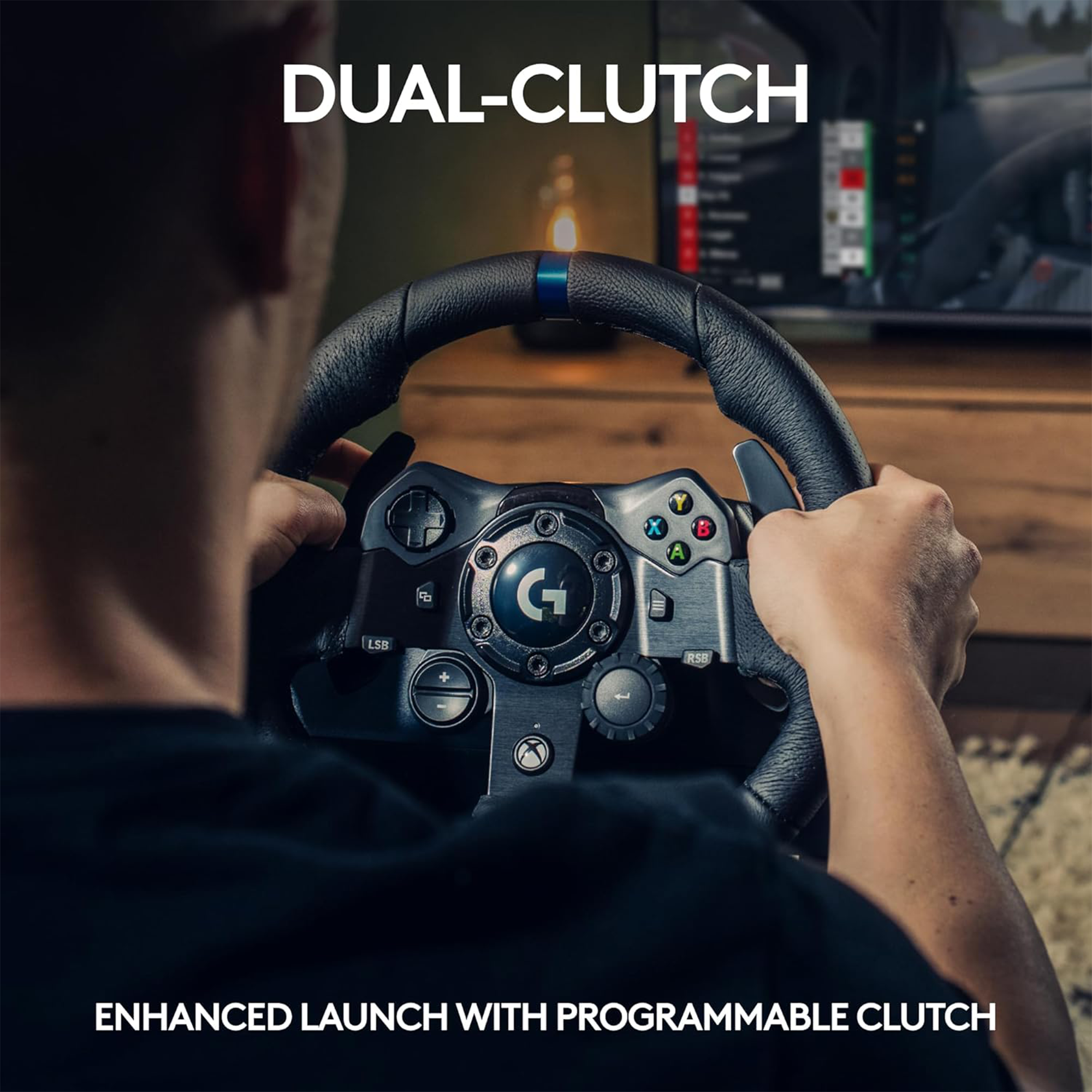 Logitech G923 Racing Wheel and Pedals – Xbox Series X|S, Xbox One, and PC