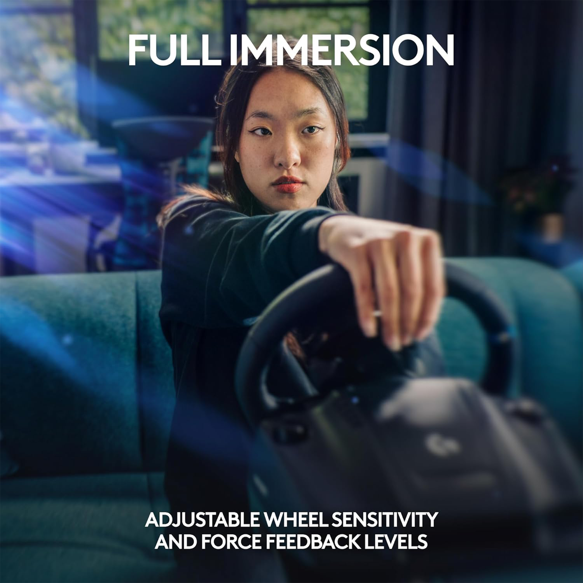 Logitech G923 Racing Wheel and Pedals – Xbox Series X|S, Xbox One, and PC