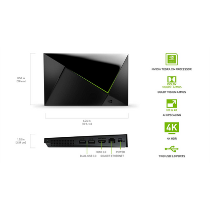 NVIDIA SHIELD Android TV Pro HDR 4K UHD Streaming Media Player (2019)