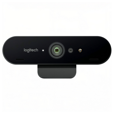 Logitech Brio Ultra HD Pro 4096 x 2160 Business Webcam with RightLight 3 and Noise-Cancelling Dual Mics - Black