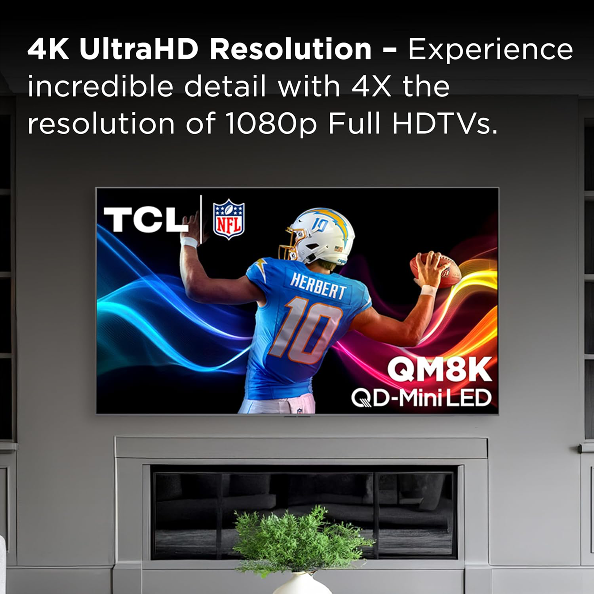TCL QM8K Series 98" QD-Mini LED QLED 4K UHD Smart TV with Google TV – 98QM8K